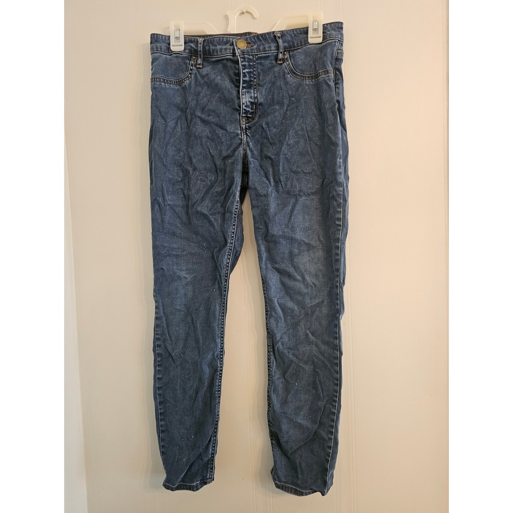 Spanx Slim-X Ankle Jeans Medium Wash Denim Size 30 (10) SD6615